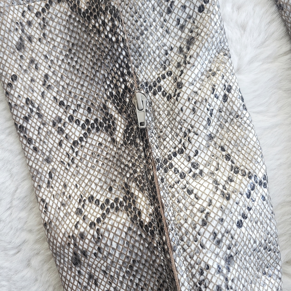 House of CB Snake Print Over the Knee Boots - Picture 5 of 15